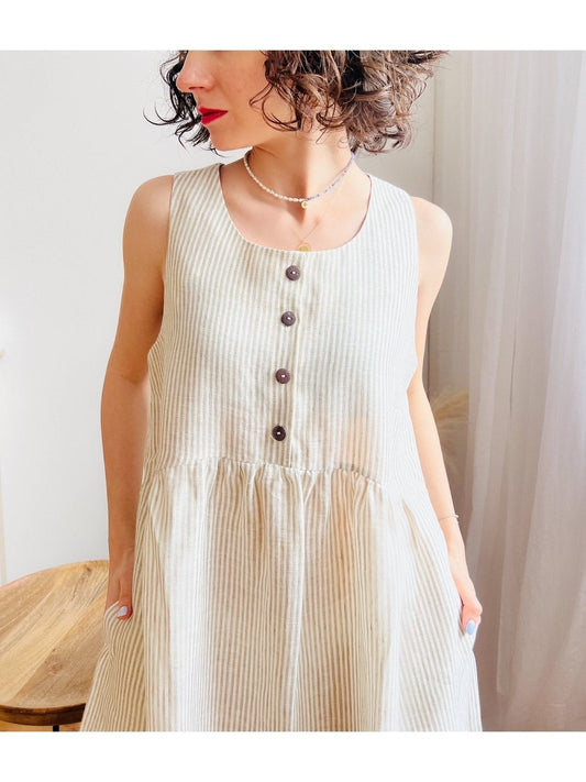 LINEN DRESS