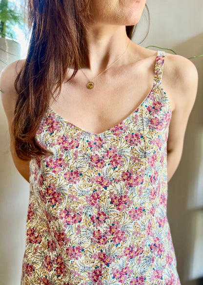 LIBERTY PRINT V-NECK CAMI TOP