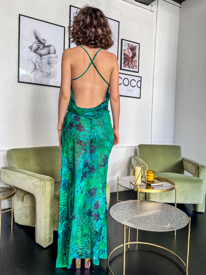 TROPICAL PRINT DRESS