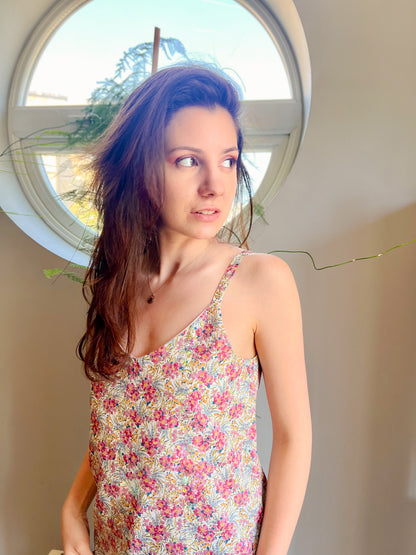 LIBERTY PRINT V-NECK CAMI TOP