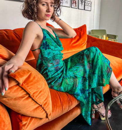 TROPICAL PRINT DRESS