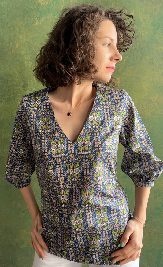 LIBERTY PRINT TOP