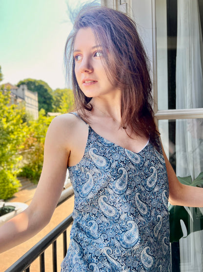 LIBERTY PRINT V-NECK CAMI TOP