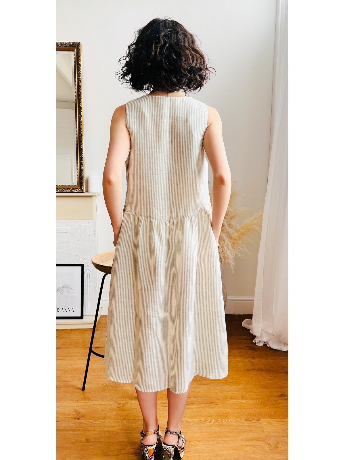 LINEN DRESS