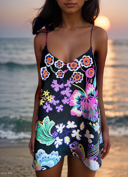 LIBERTY PRINT SILK DRESS