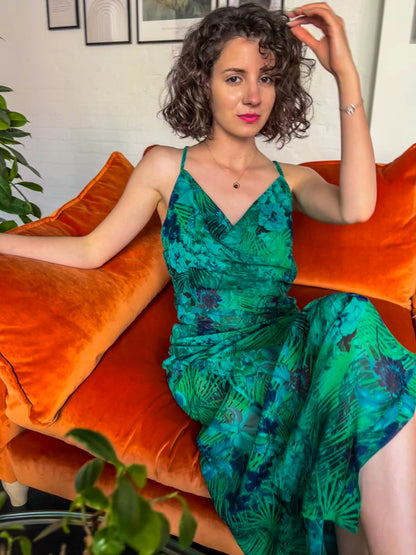 TROPICAL PRINT DRESS