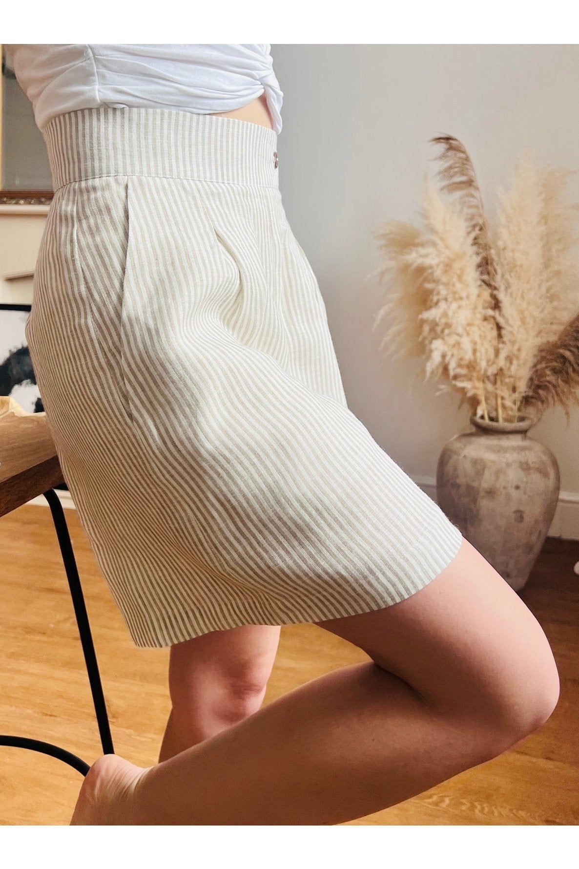 LINEN SHORTS
