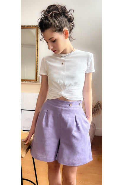 LINEN SHORTS