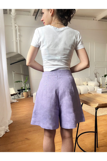 LINEN SHORTS