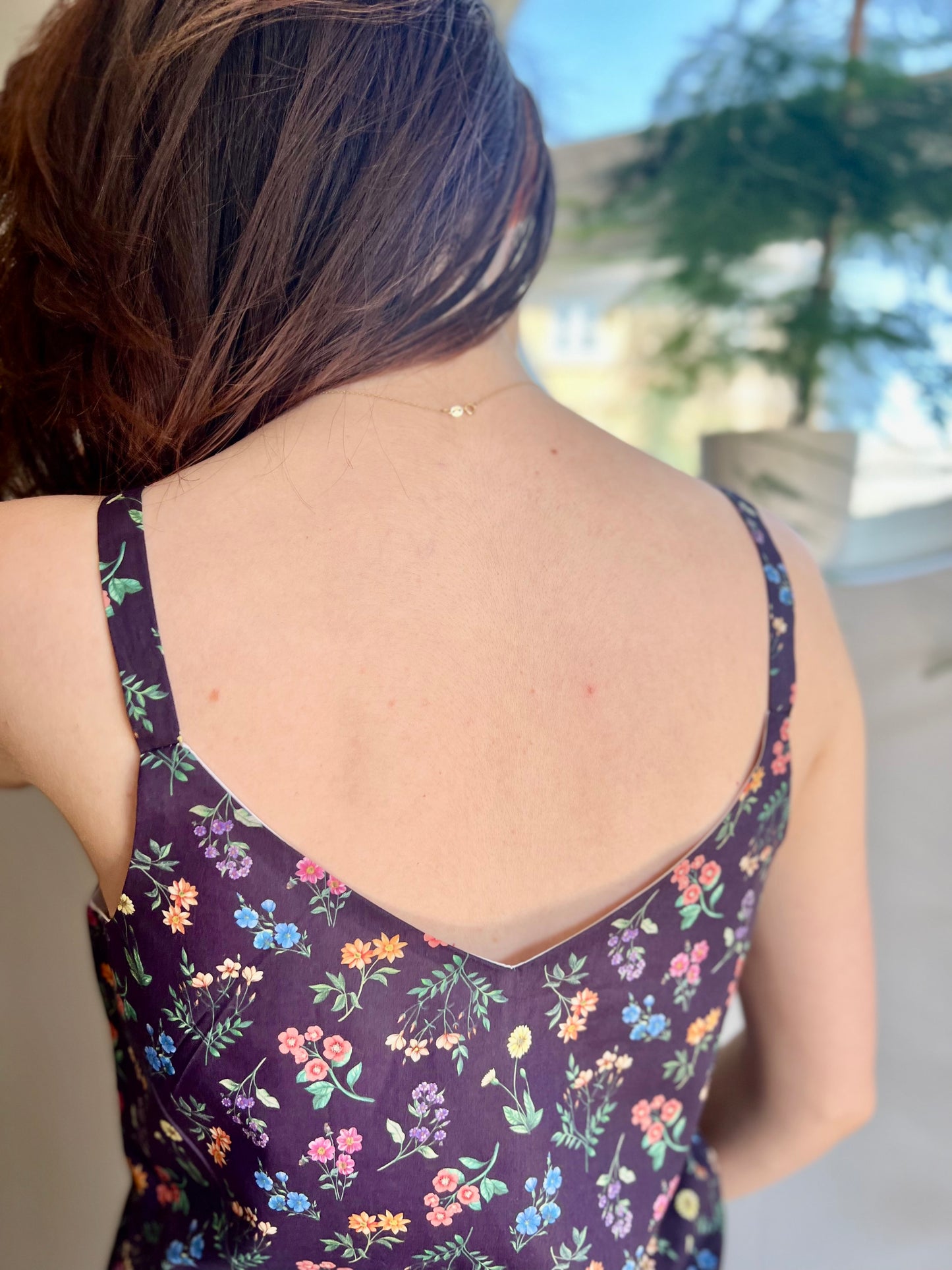 LIBERTY PRINT V-NECK CAMI TOP