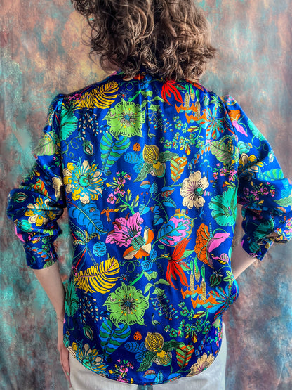 LIBERTY PRINT SILK SHIRT