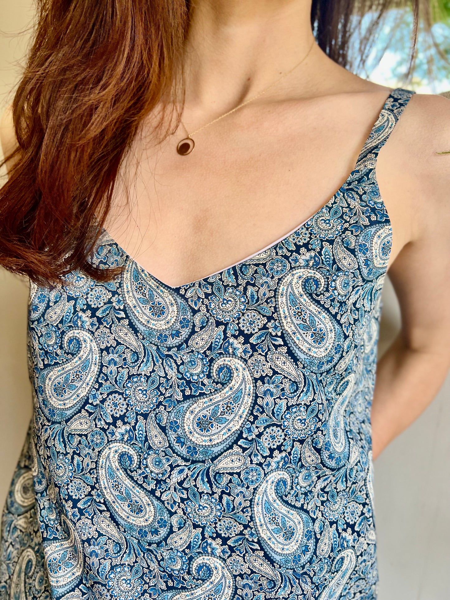 LIBERTY PRINT V-NECK CAMI TOP