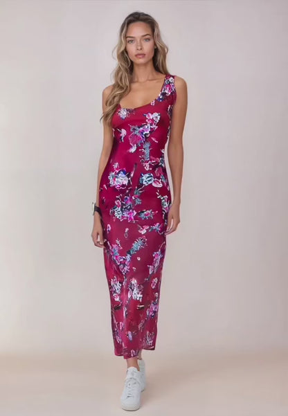 FLORAL MAXI DRESS
